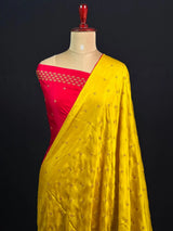 Classic Smooth Silk Saree for Women-(KUMKUM) 