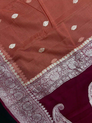 Banarasi Pure Khaddi Chiffon Saree