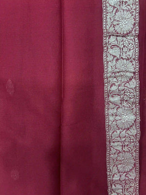 Banarasi Pure Khaddi Chiffon Saree