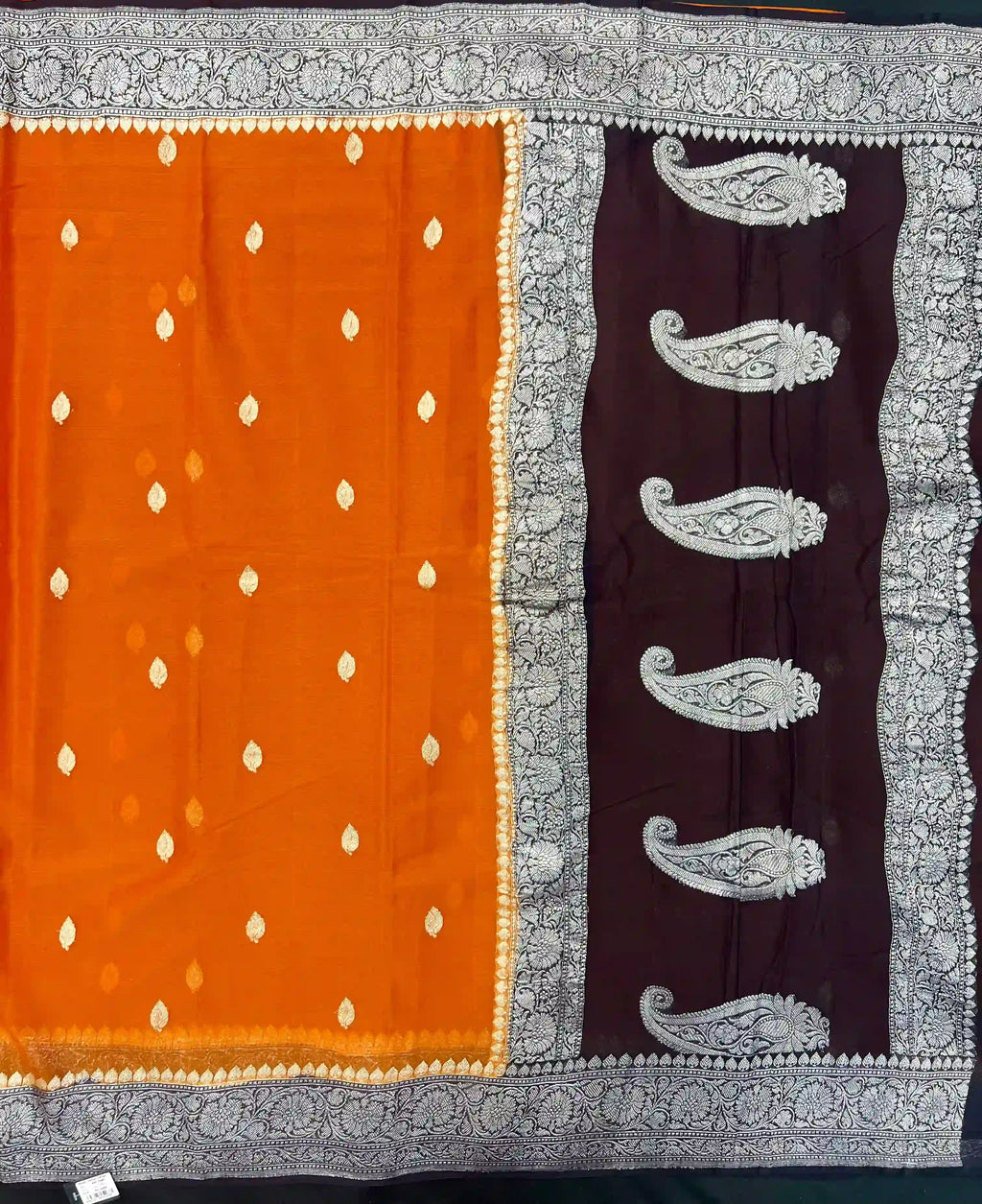 Banarasi Pure Khaddi Chiffon Saree 