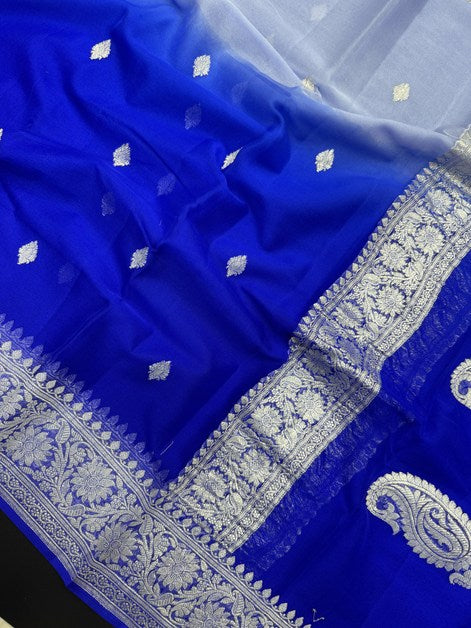 Banarasi Self-Color Pure Khaddi Chiffon