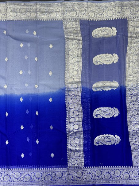 Banarasi Pure Khaddi Chiffon