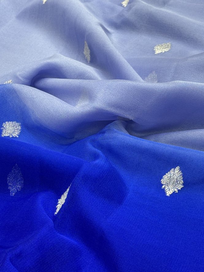 Banarasi Pure Khaddi Chiffon