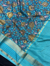 Kalamkari Silk 3D Saree