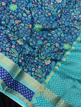 Kalamkari Silk 3D Saree