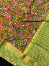 Kalamkari Silk 3D Saree