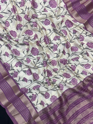 Musk Cotton Saree – Soft Comfort with Everyday Elegance-Kalamkari Tasar Silk JD