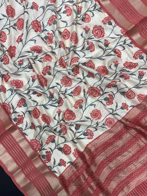 Musk Cotton Saree – Soft Comfort with Everyday Elegance-Kalamkari Tasar Silk JD