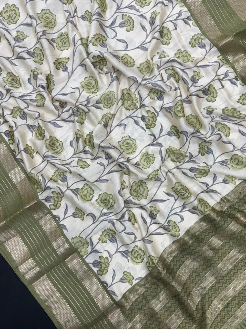 Musk Cotton Saree – Soft Comfort with Everyday Elegance-Kalamkari Tasar Silk JD 