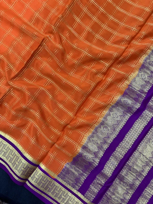 Pure Mysore Silk-Kamdeshi 3 line