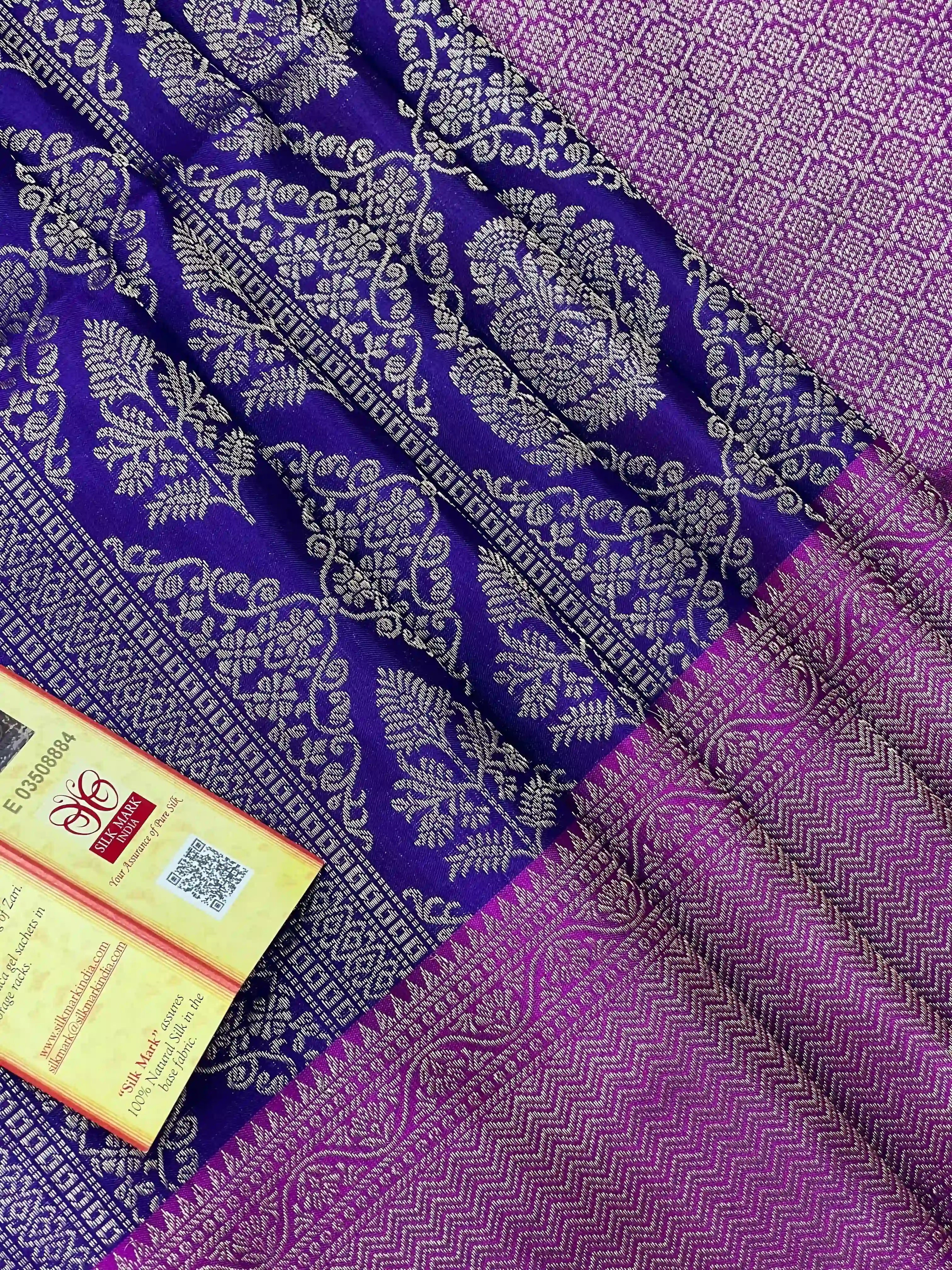 Pure Kanchi Jhalak Silk Saree