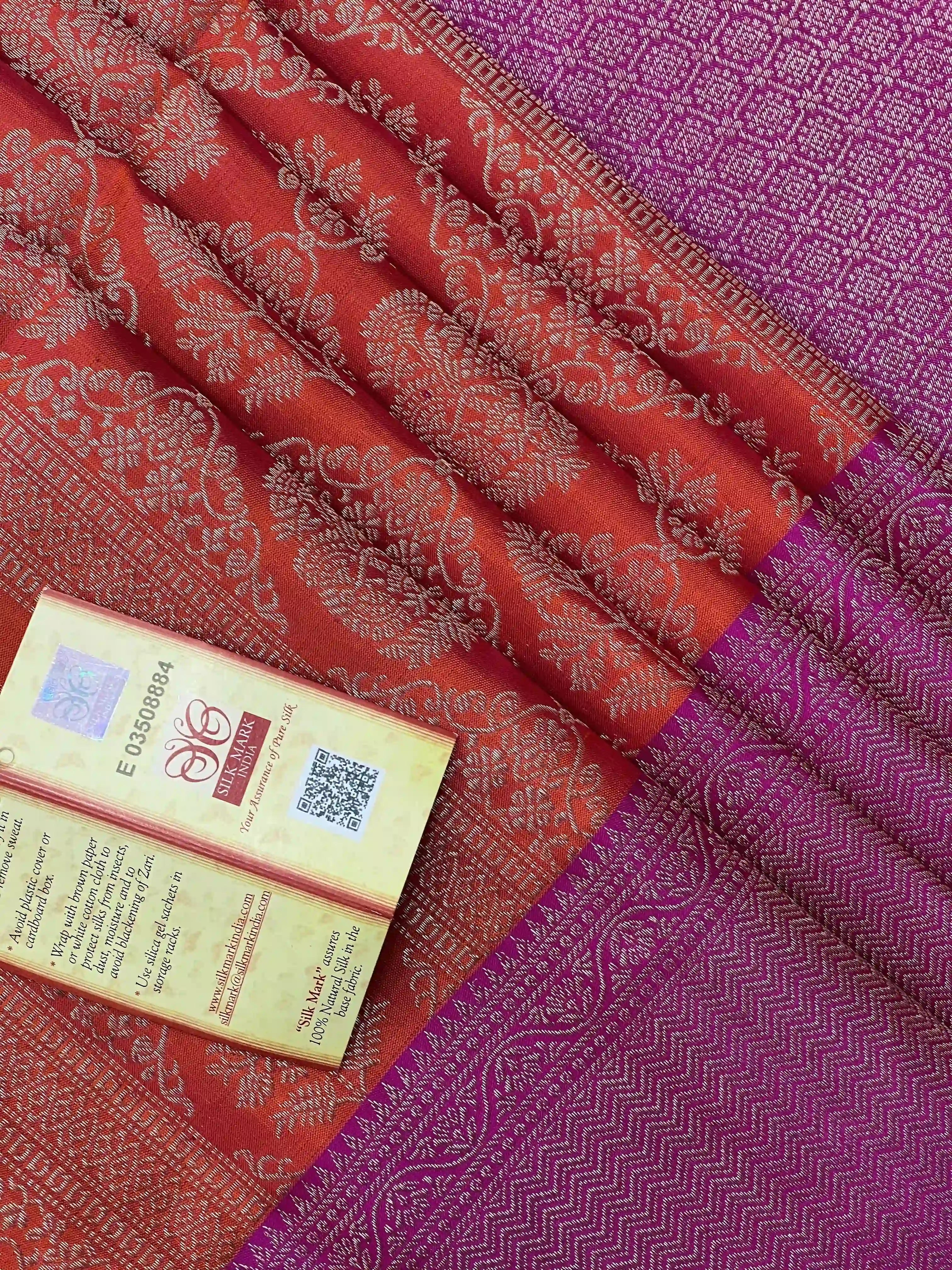 Pure Kanchi Jhalak Silk Saree