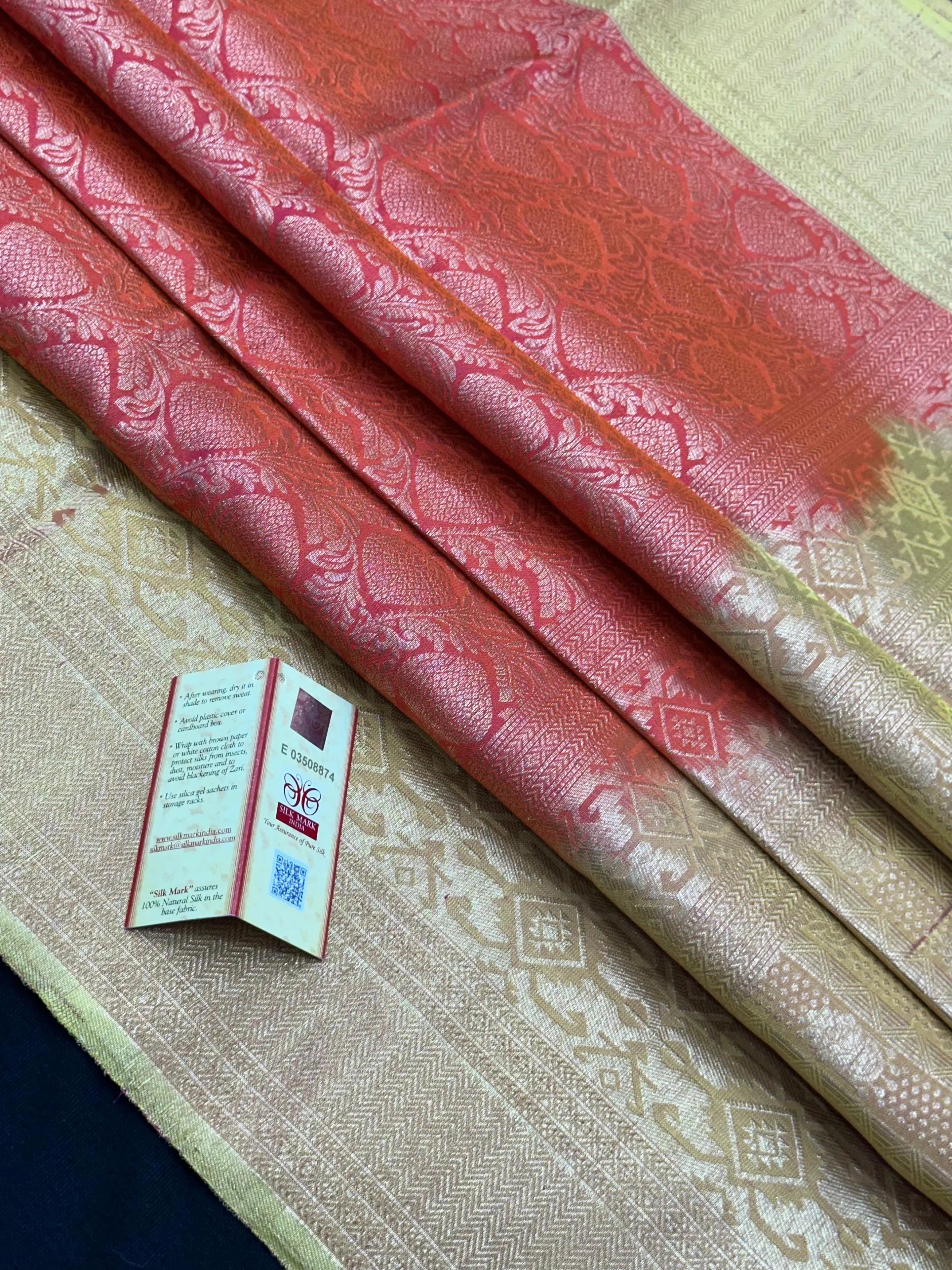 Authentic Pure Soft Kanjivaram Silk Saree – Handloom South Indian Saree (Kanchi Jhalak)