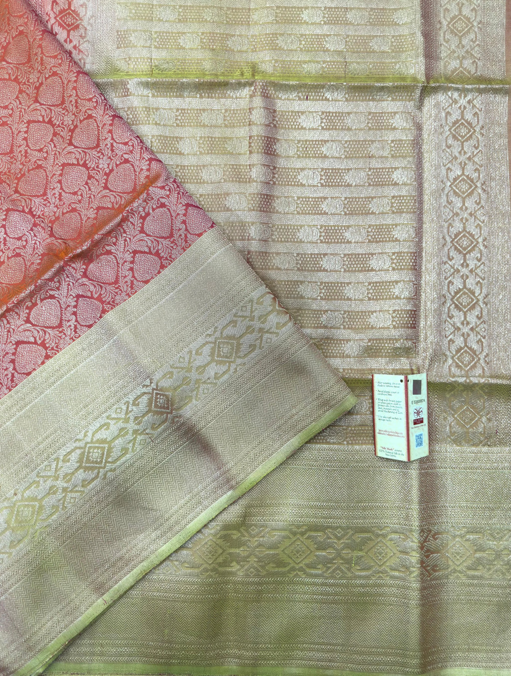 Authentic Pure Soft Kanjivaram Silk Saree – Handloom South Indian Saree (Kanchi Jhalak)