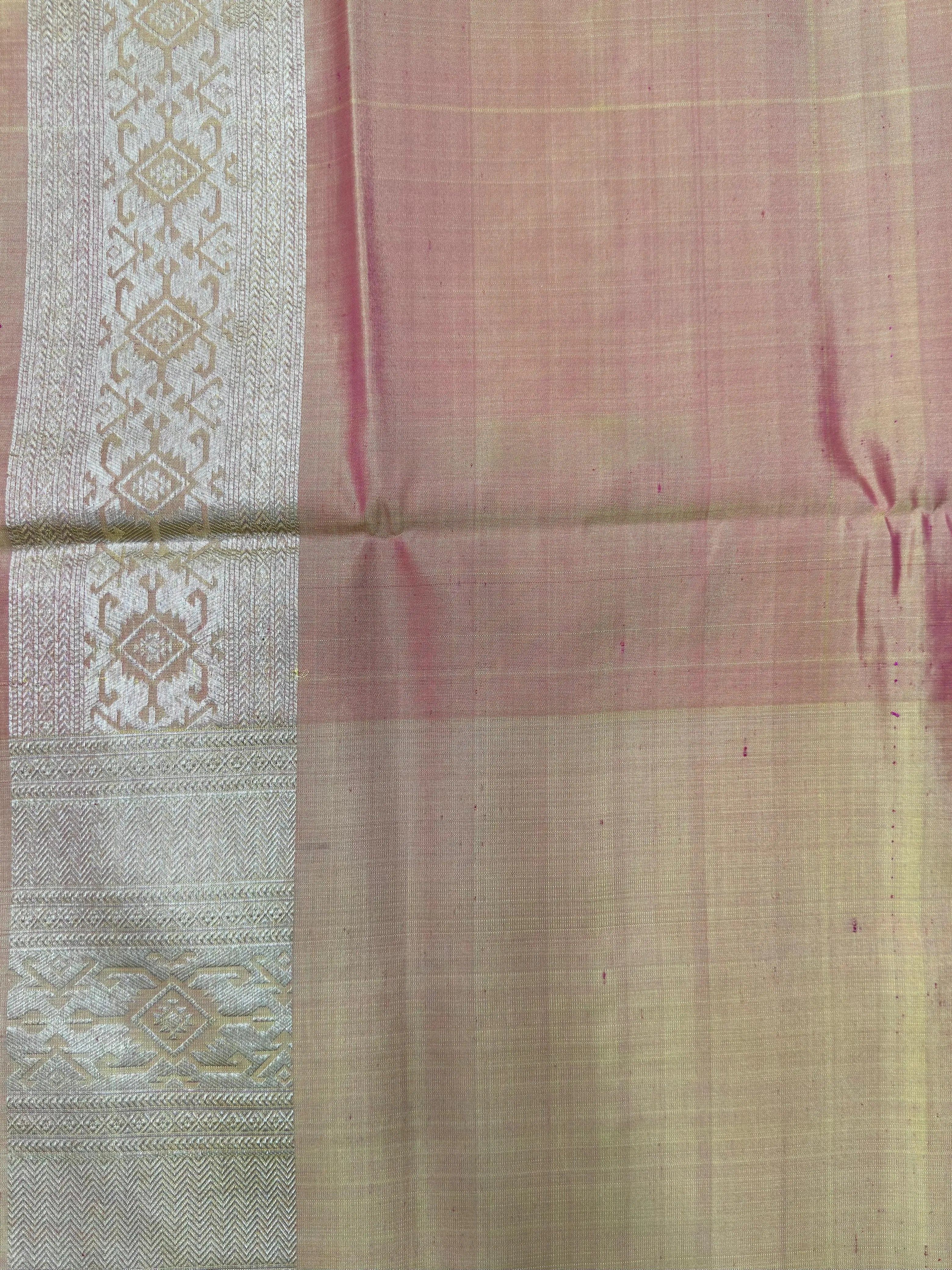 Authentic Pure Soft Kanjivaram Silk Saree – Handloom South Indian Saree (Kanchi Jhalak)