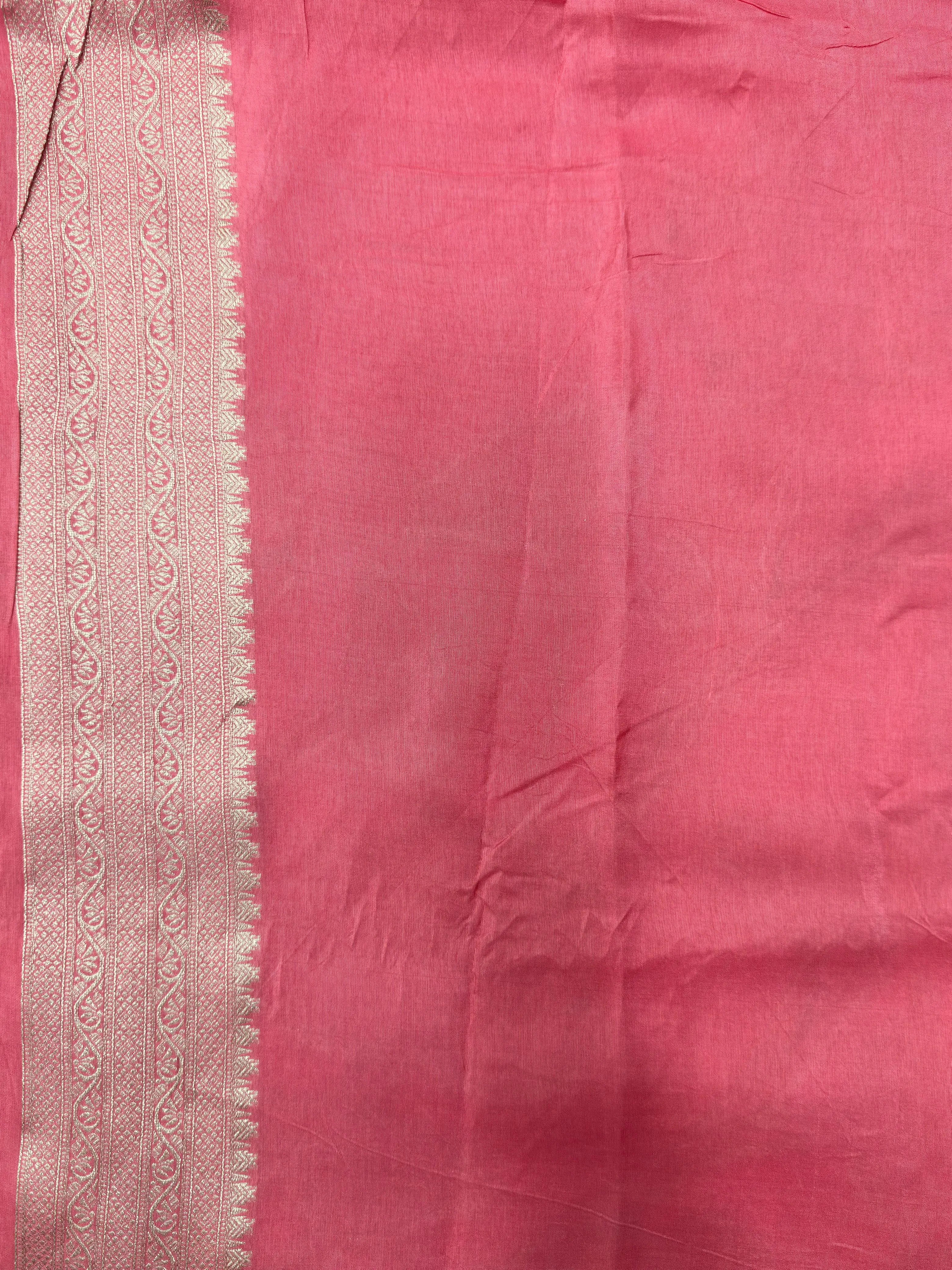 Premium Mango Silk Saree with Subtle Shine (Kanyakumar Border)