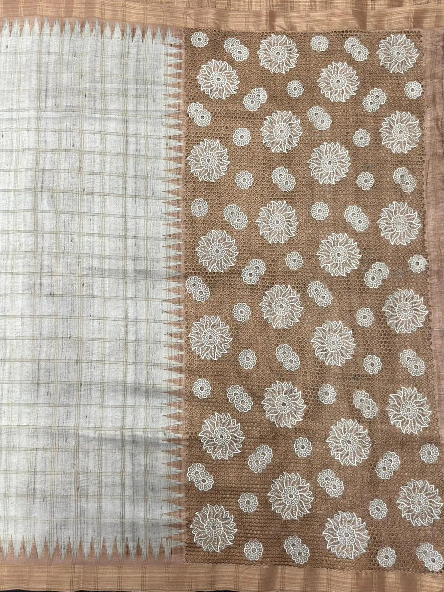 Tussar Silk Saree for Women – Rich Handloom Silk with Natural Shine for Graceful Ethnic Wear