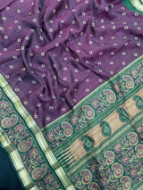 Woman wearing a Cotton Silk Saree with lightweight, soft fabric and subtle sheen, ideal for office, casual, and festive occasions.