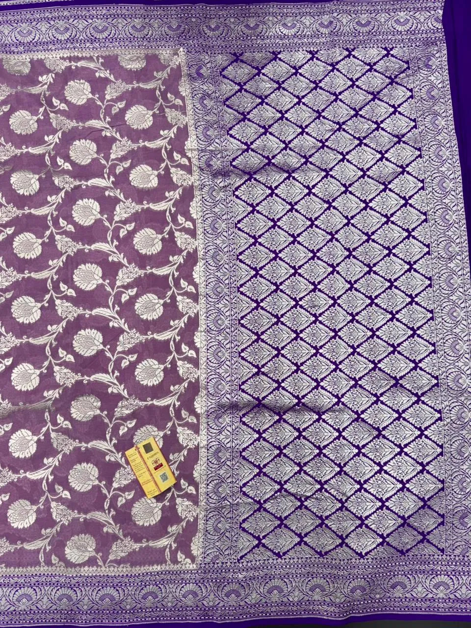  Pure Khaddi Georgette Saree with Subtle Shine