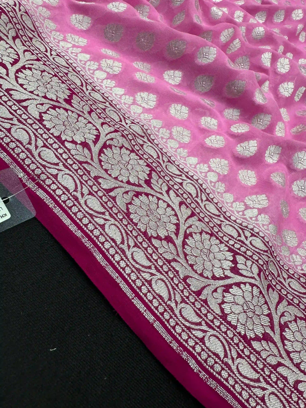 Pure Banarasi Khaddi Georgette Saree