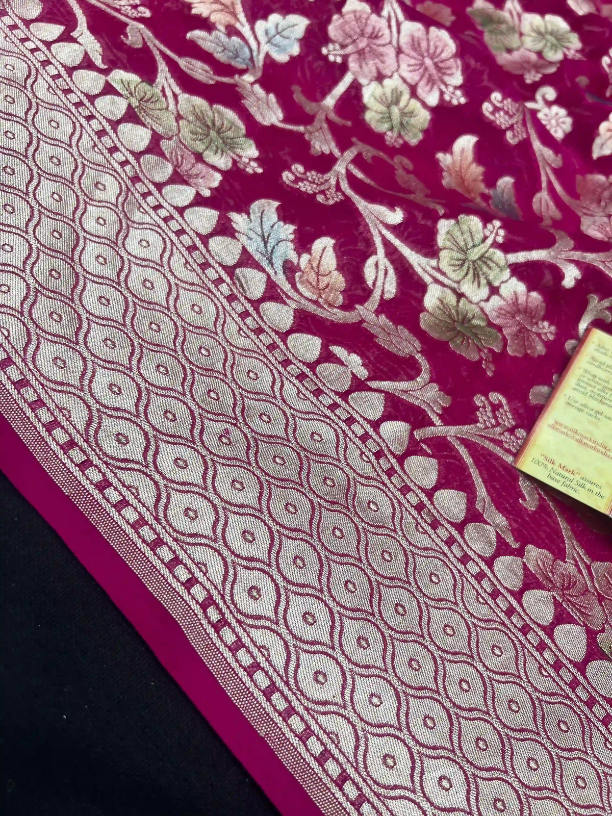 Pure Khaddi Georgette  Meena Saree