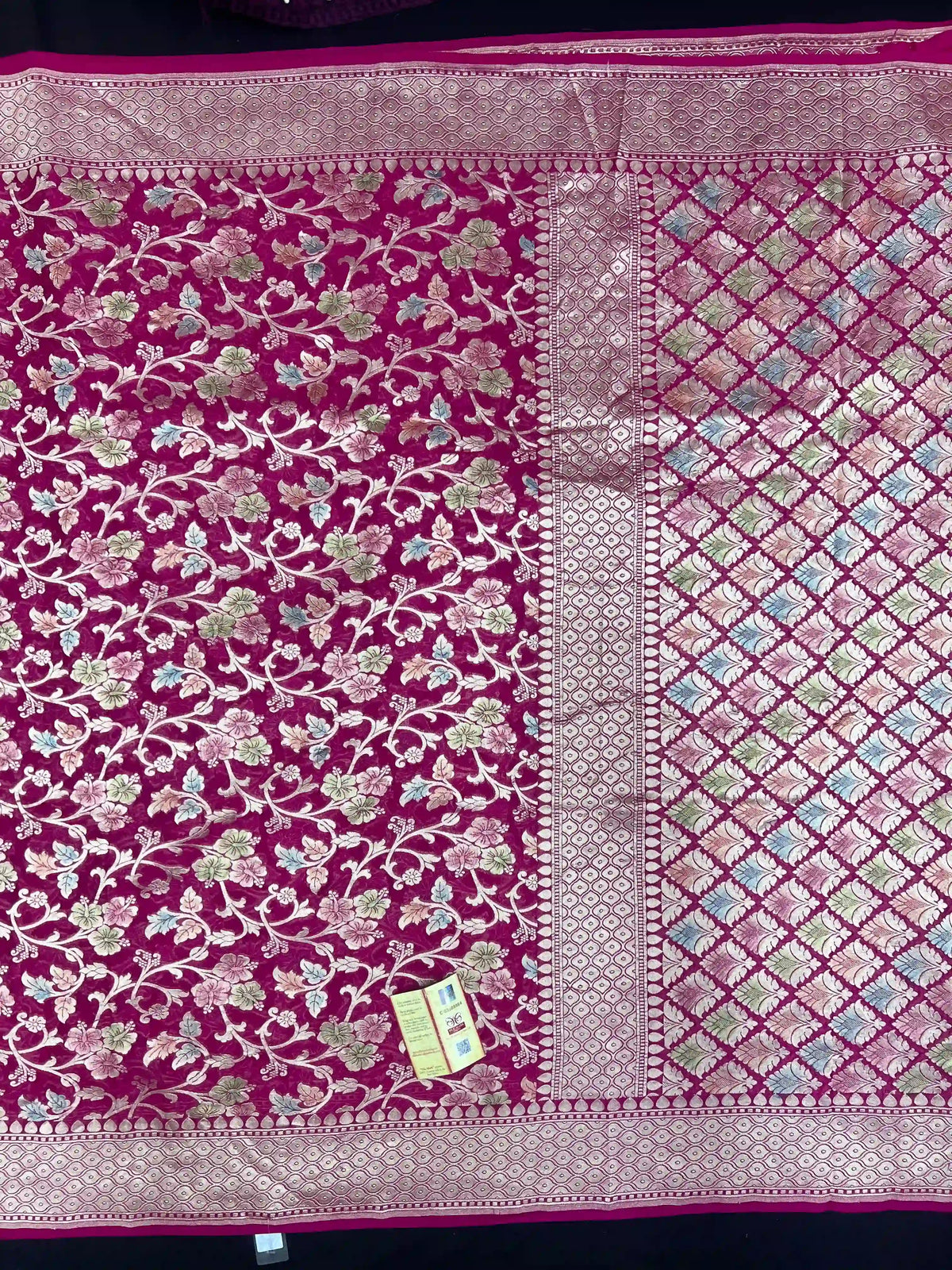 Pure Khaddi Georgette  Meena Saree