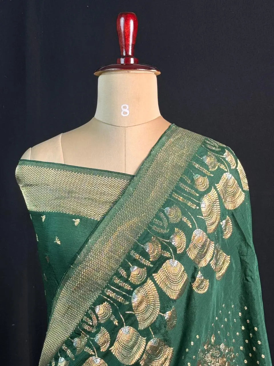 Simple Yet Stunning Khaddi Chiffon Saree Look