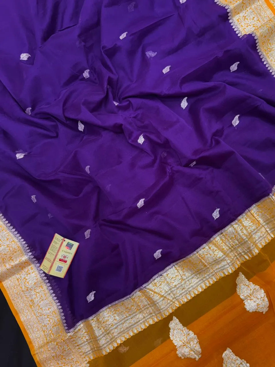 Banarasi Pure Khaddi Chiffon Saree 