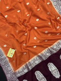 Banarasi Pure Khaddi Chiffon Saree