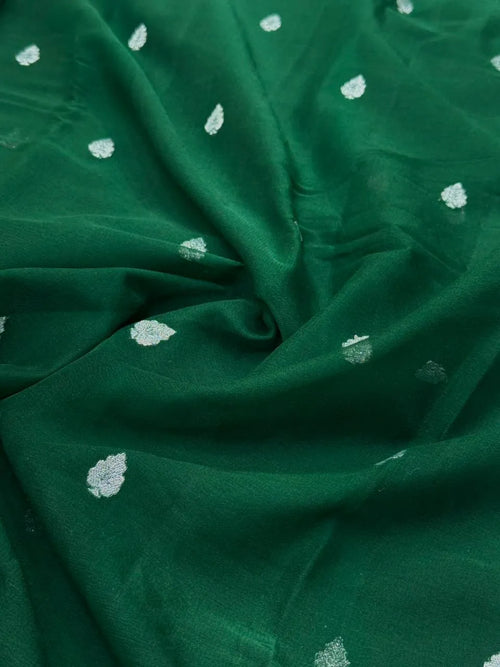Banarasi Pure Khaddi Chiffon Saree