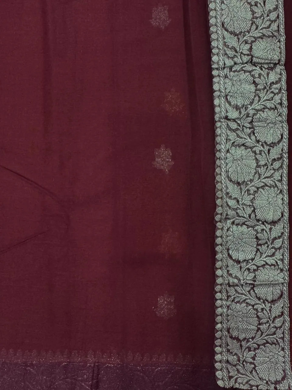 Banarasi Pure Khaddi Chiffon Saree