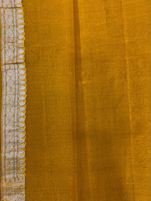 Banarasi Pure Khaddi Chiffon Saree 