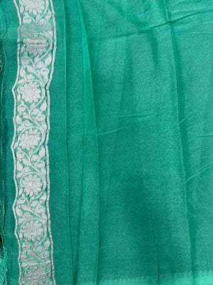 Banarasi Pure Khaddi Chiffon Saree