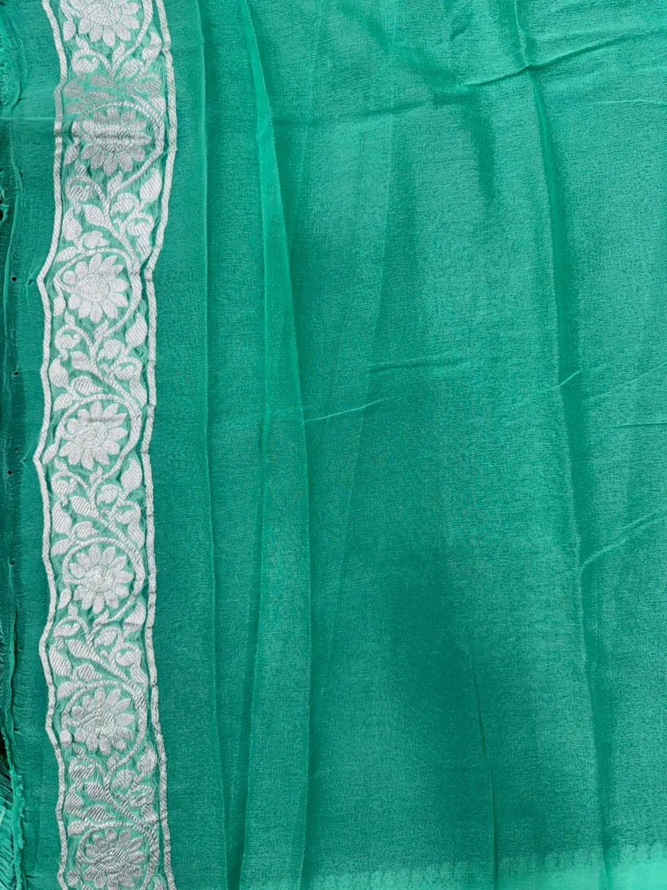 Banarasi Pure Khaddi Chiffon Saree