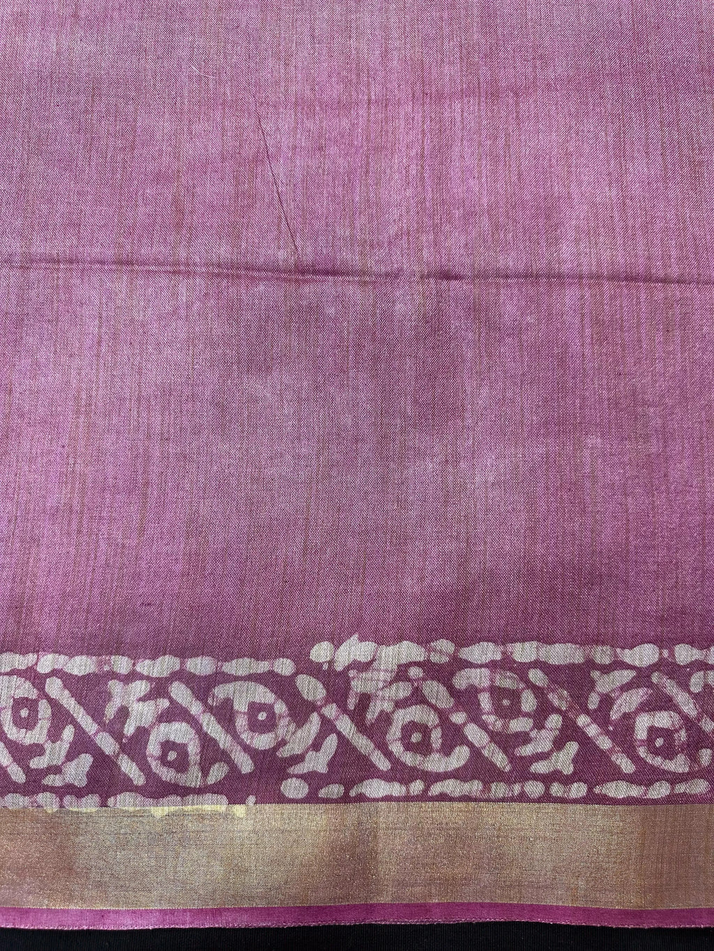 Woman in a soft, elegant Tussar Silk Saree with minimal design, ideal for daily wear, office, and casual traditional settings.