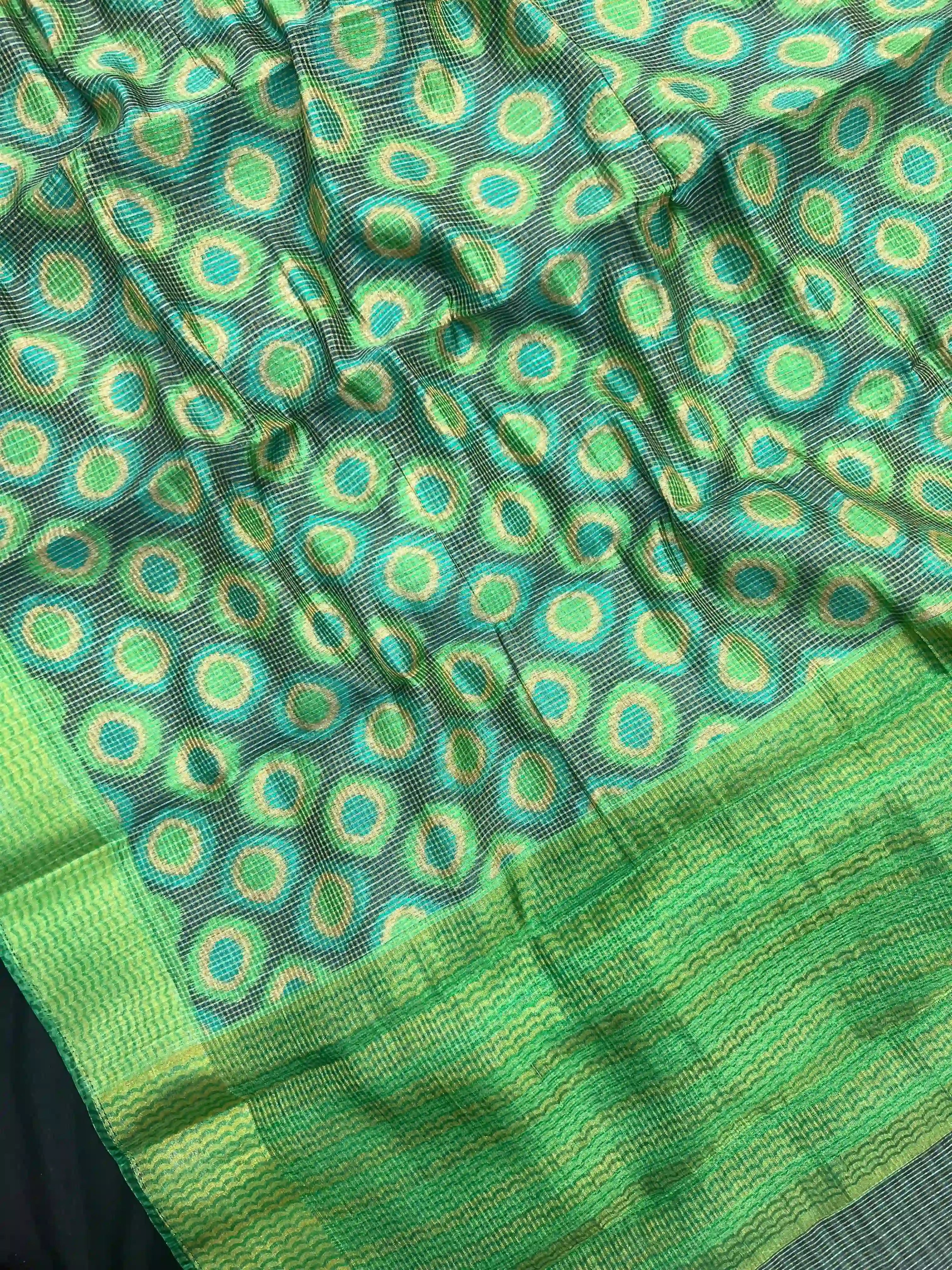 Banarasi Kota Chex  Saree