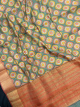 Banarasi Kota Chex  Saree