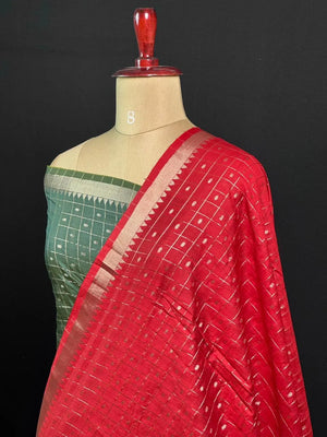 Breezy Beauty Semi Malai Cotton Silk Saree