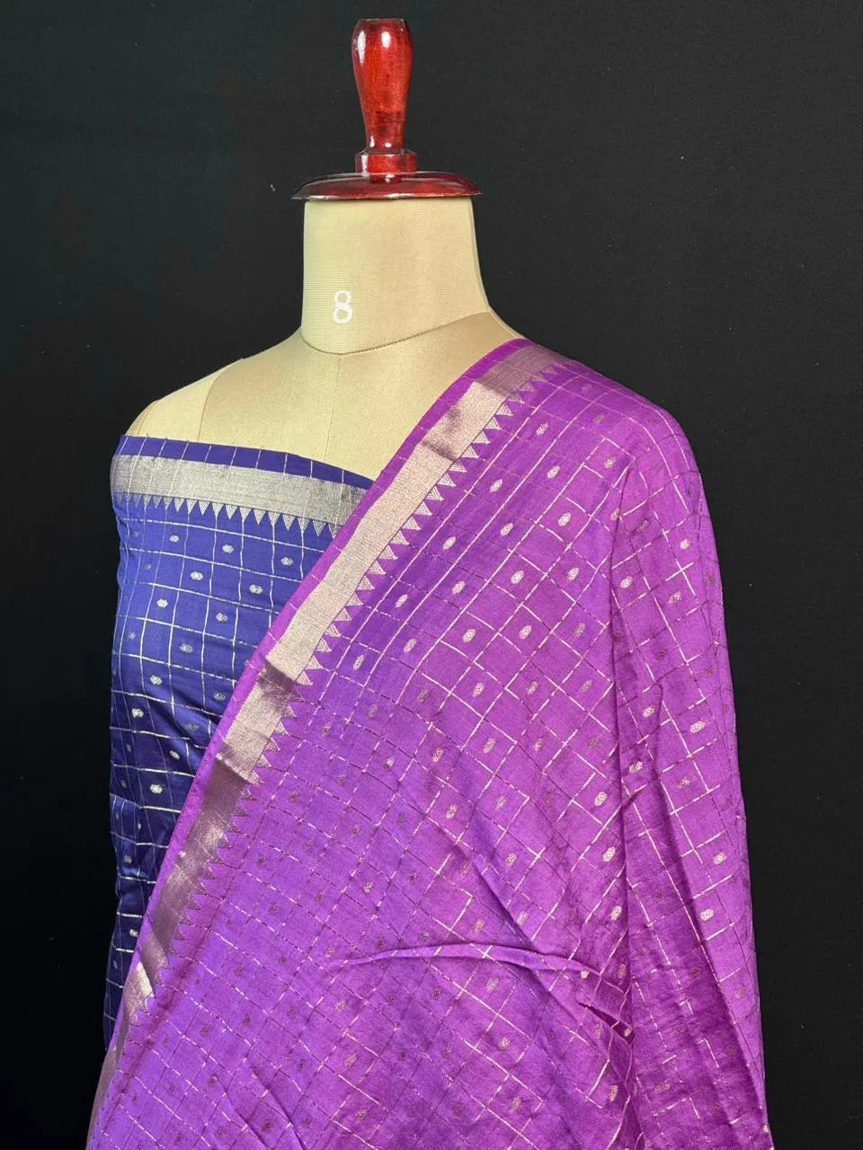 Breezy Beauty Semi Malai Cotton Silk Saree