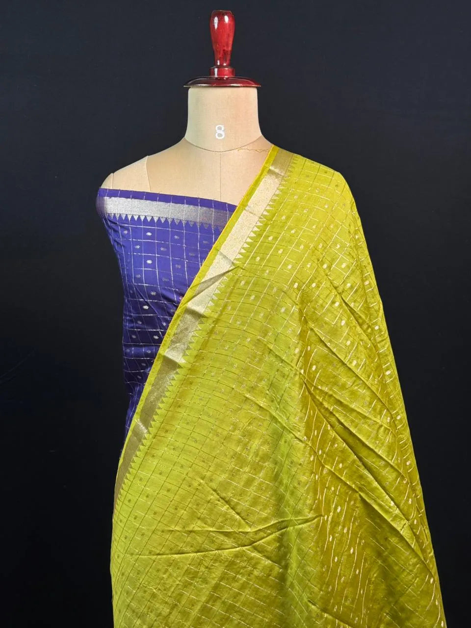Breezy Beauty Semi Malai Cotton Silk Saree