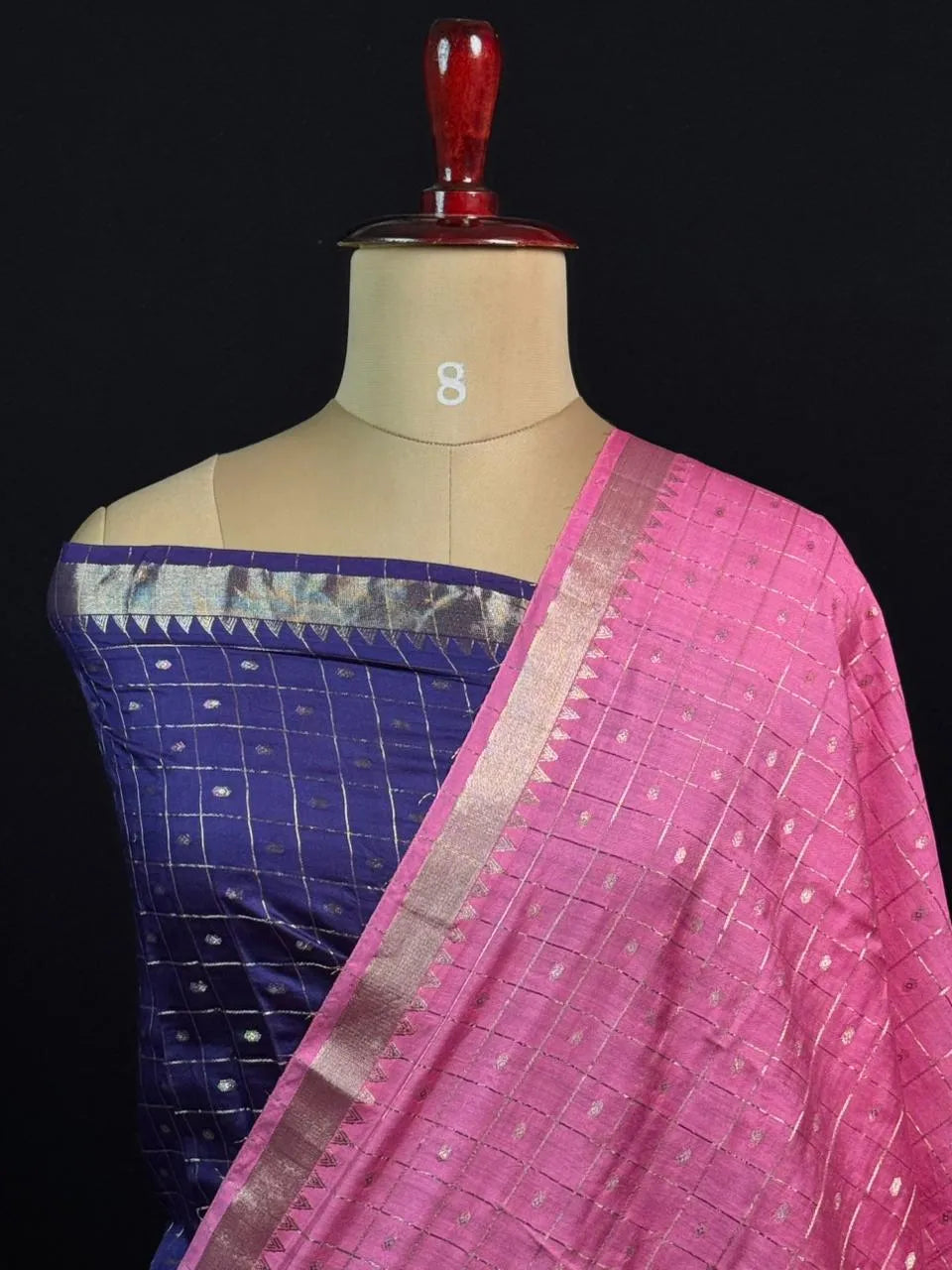 Breezy Beauty Semi Malai Cotton Silk Saree