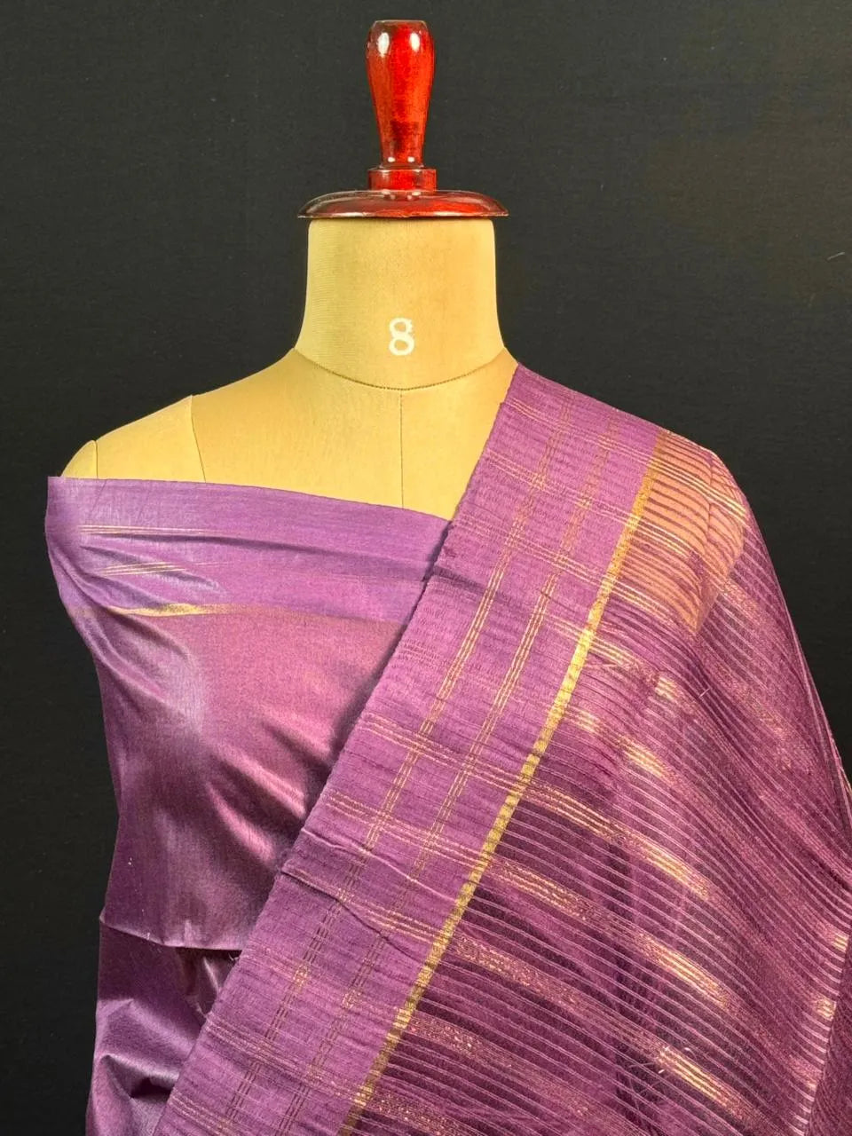 Stylish Semi Tussar Linen Silk Saree 