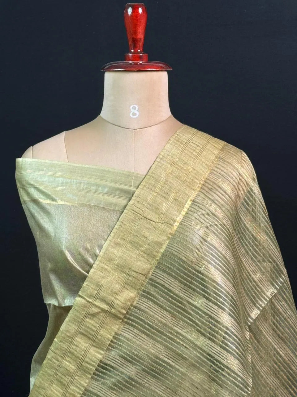 Stylish Semi Tussar Linen Silk Saree 