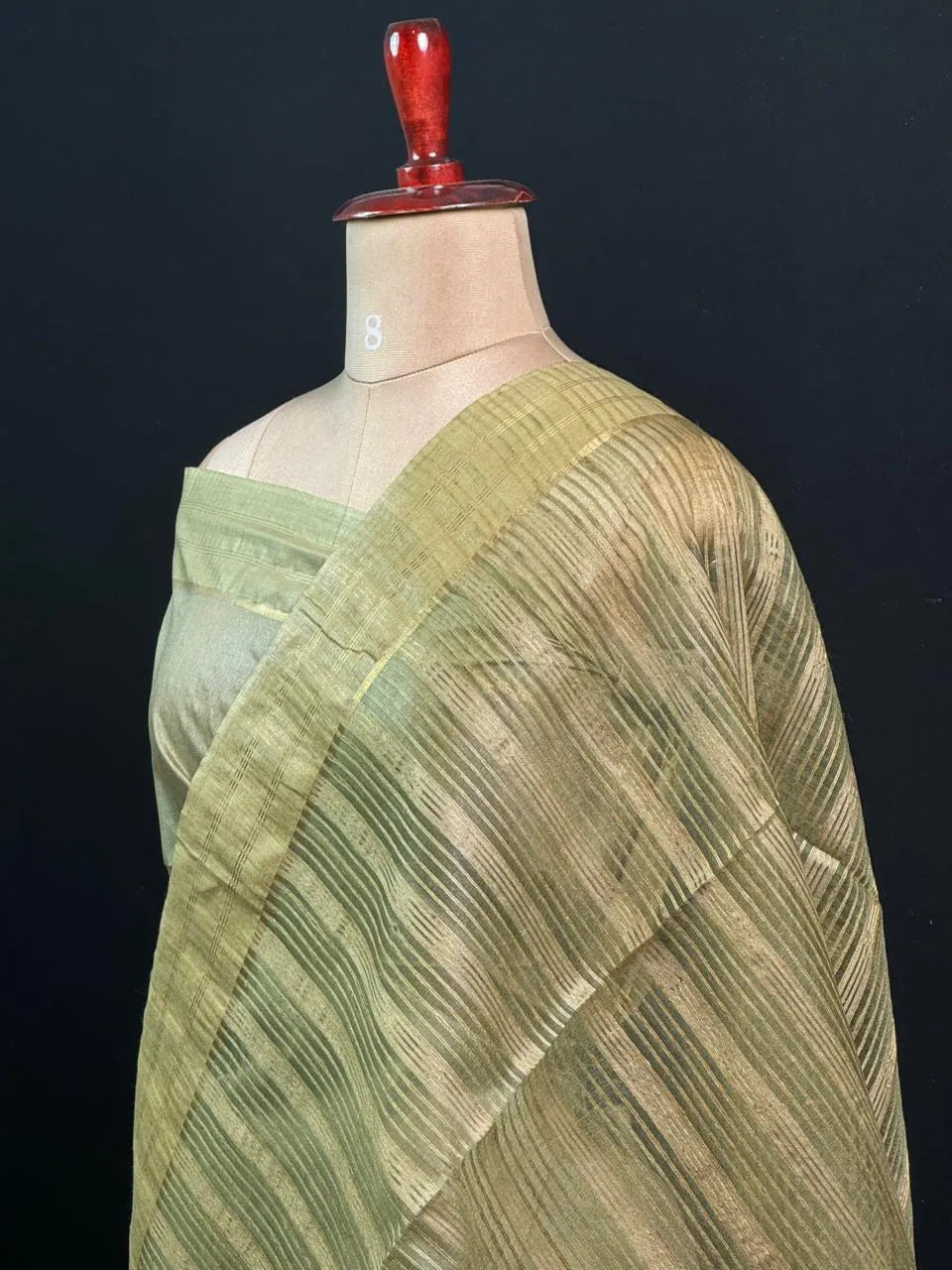Stylish Semi Tussar Linen Silk Saree 