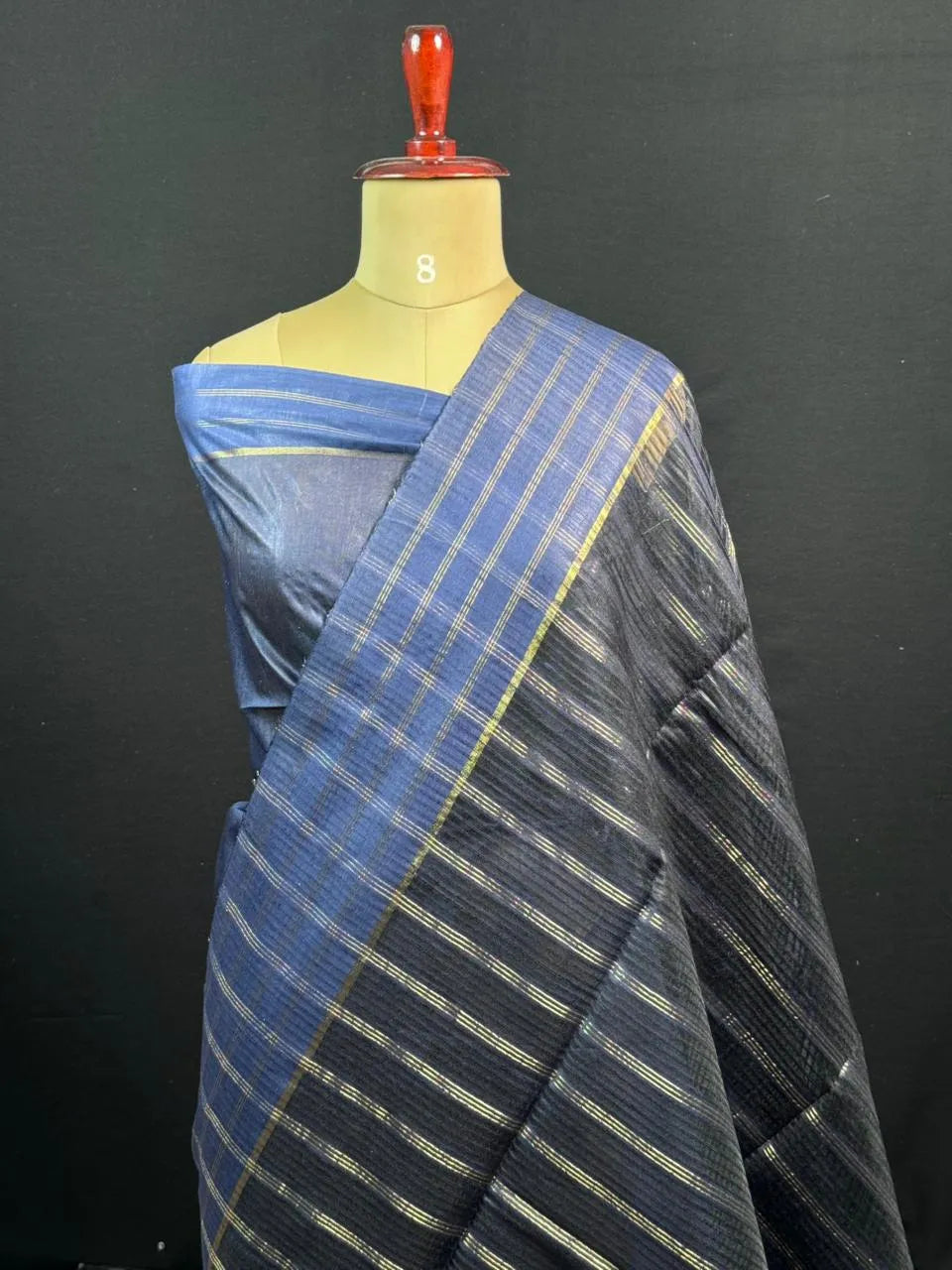 Stylish Semi Tussar Linen Silk Saree 
