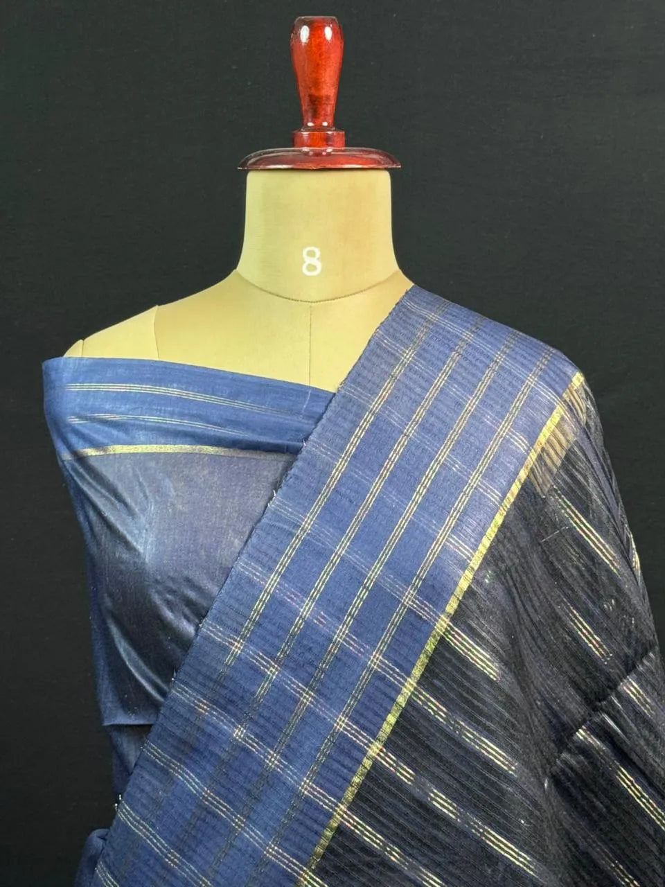 Stylish Semi Tussar Linen Silk Saree 