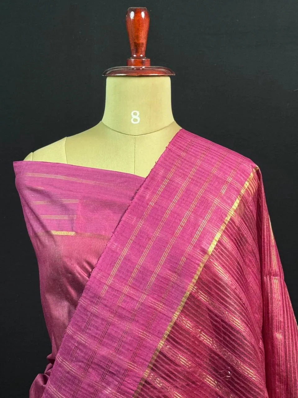 Stylish Semi Tussar Linen Silk Saree