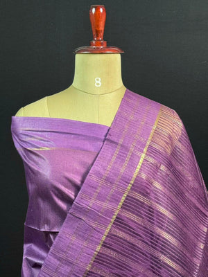 Stylish Semi Tussar Linen Silk Saree