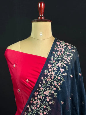 Mesmerizing Shimmer Silk Saree – Perfect Party Look