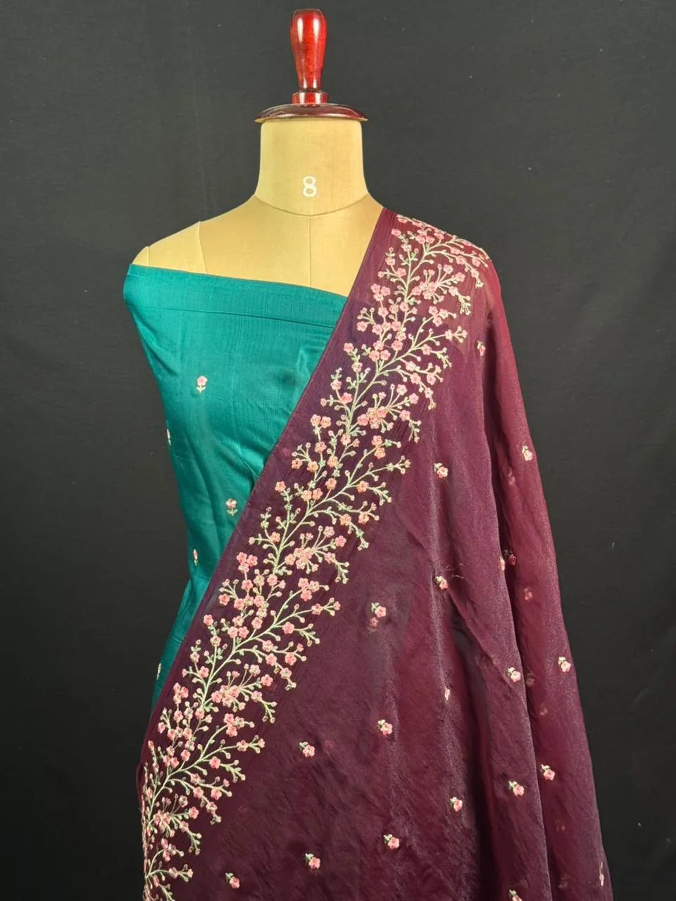 Mesmerizing Shimmer Silk Saree – Perfect Party Look